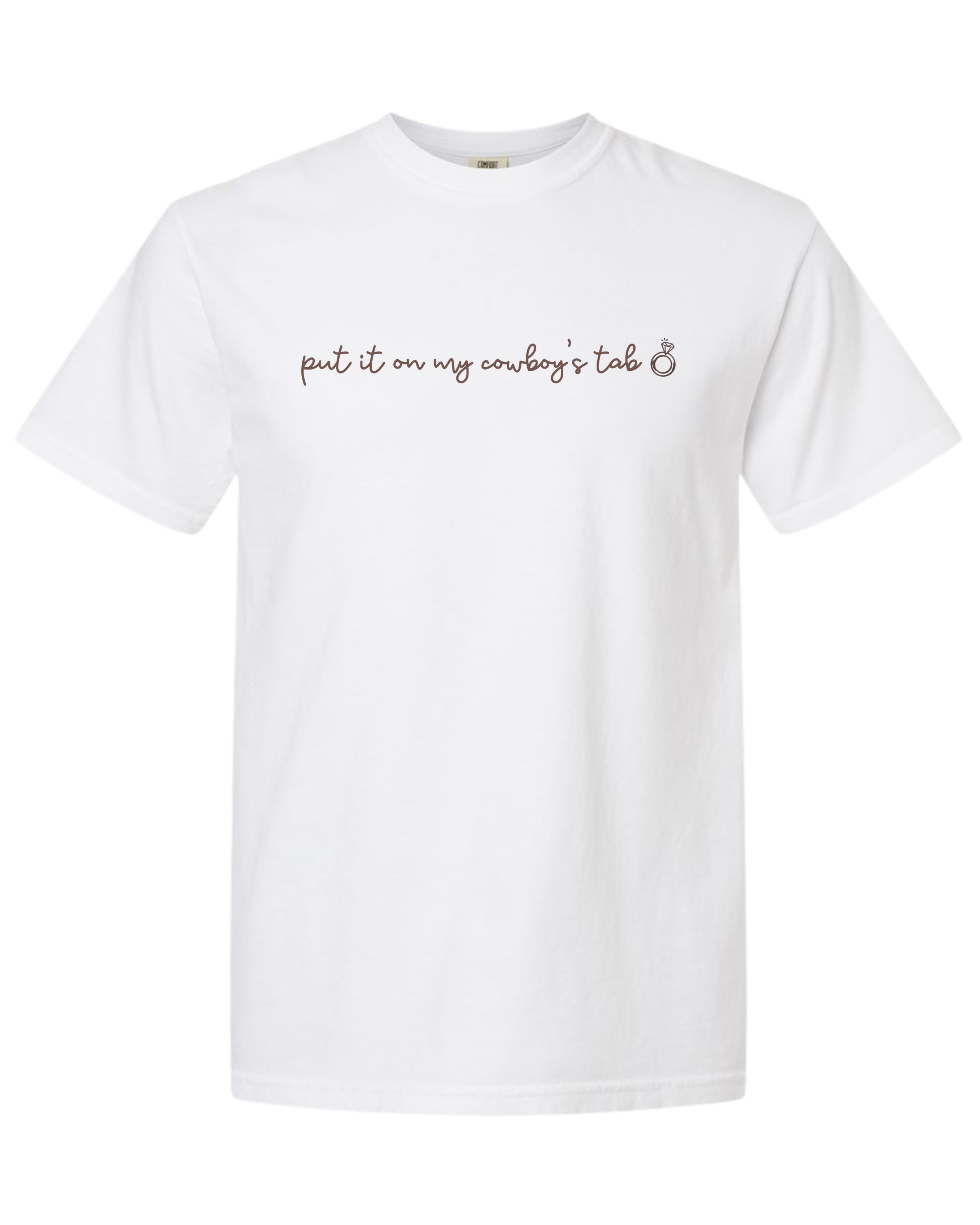 Put It On My Cowboy's Tab Tee