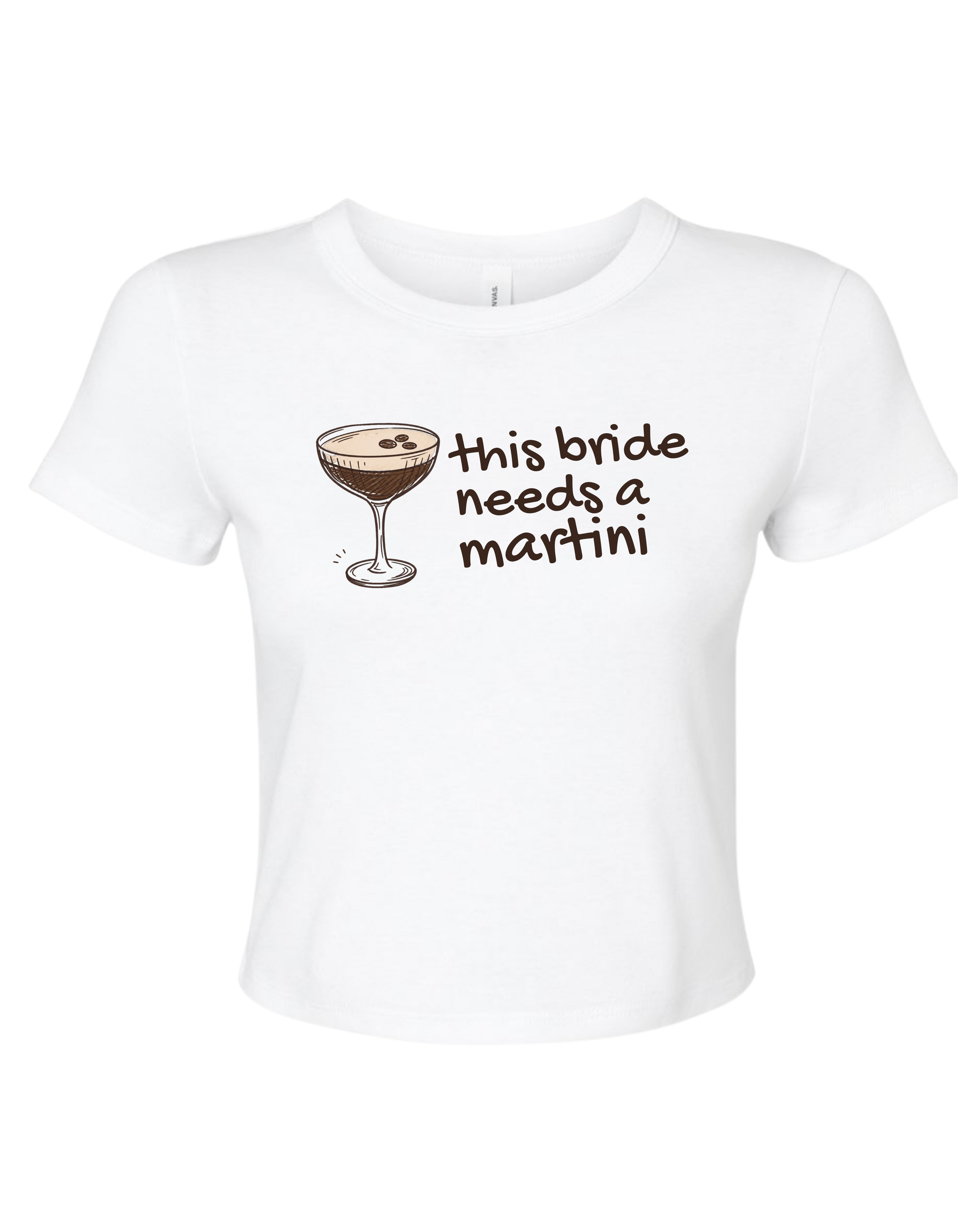 This Bride Needs a Martini Baby Tee
